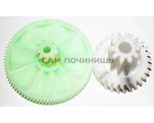 Блок шестеренок для мясорубок Kenwood MG350 (KW715563 + KW715564) SKW004, KW017