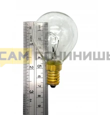 Лампочка для духовки Шар E14, 40W, термостойкая 300°C, LMP107UN