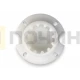 Втулка шнека мясорубок БРИЗ, АКСИОН, D=49/31, H=30, Z=12, MM0357W, 713325001, 00603458