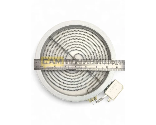 COK18200UN ЭлектроКонфорка стеклокерам.1800W диаметр 200mm/180mm, (hi-light), ЗАМ. C00390174, 481231018889, 480121101516 (50шт/к)
