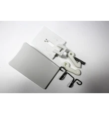 Ручка люка, белая для стиральных машин Ardo/Whirlpool WL084, зам. 481949869162, 481949869837, DHL002WH