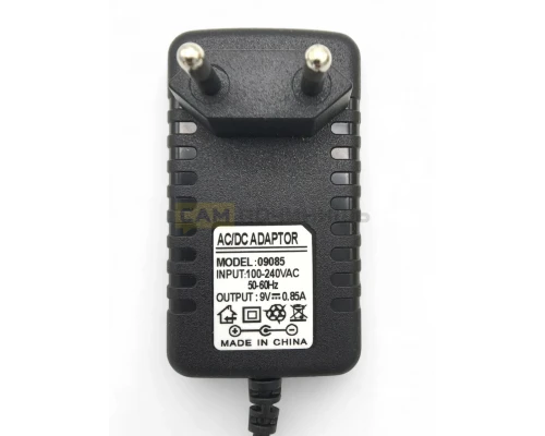 T5443 Адаптер питания AC-DC 9V 0.85A 7W 5.5×1.7 ОБРАТНАЯ ПОЛЯРНОСТЬ (250шт/к)