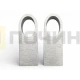 RH583ST Ручка для духовки универсальная, профиль ОВАЛ, Сталь цвет, 13.5*Φ20*580*50