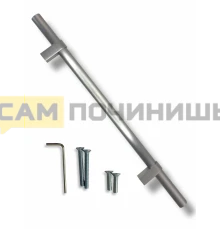 RH583ST Ручка для духовки универсальная, профиль ОВАЛ, Сталь цвет, 13.5*Φ20*580*50