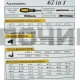 T4635 Набор отверток для ремонта Fatick 7059