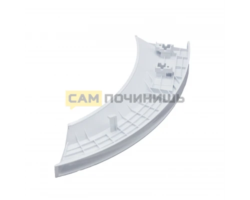 Ручка люка белая для стиральных машин Gorenje 333855, G333855, DHL009GO