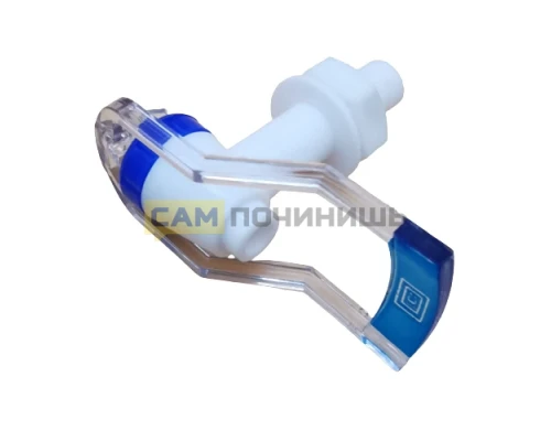 KL005SN Кран кружка синий, резьба наружная T00007