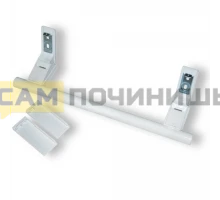 Ручка для двери холодильника LIEBHERR с заглушками, 743067000, DHF002LB