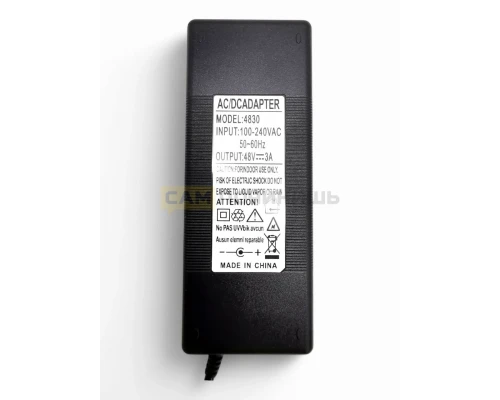 T5500 Адаптер питания AC-DC Adapter 48V 3A 5.5x2.5mm (50шт/к)