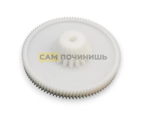Шестерня для мясорубки Ротор, Дива, D=81.5/35-22, H=22.5, Z=99/18 кос/прям, 14.40-RR, RT002