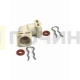 Переходник для кофемашины BOSCH, MELITTA, JURA, NIVONA (угол 90°) (в комплекте 2 прокладки+2скобы) 00426662