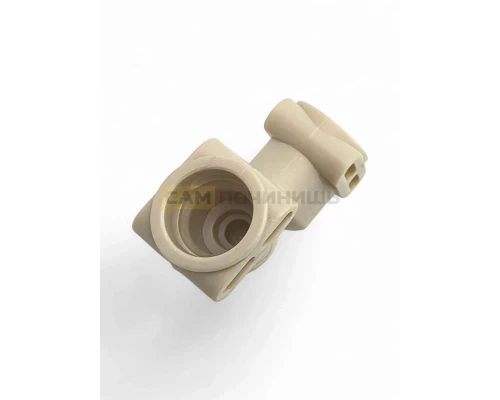 Переходник для кофемашины BOSCH, MELITTA, JURA, NIVONA (угол 90°) (в комплекте 2 прокладки+2скобы) 00426662